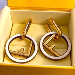 Fendi hoop earrings